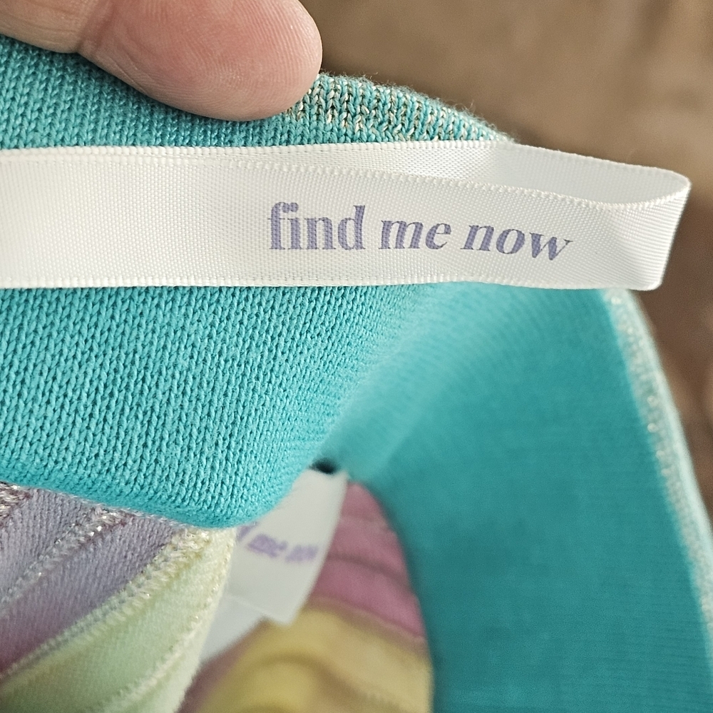 Anthropologie Pastel Stripe Find Me Now Skirt Size XS Bohemian Resort - Picture 12 of 12